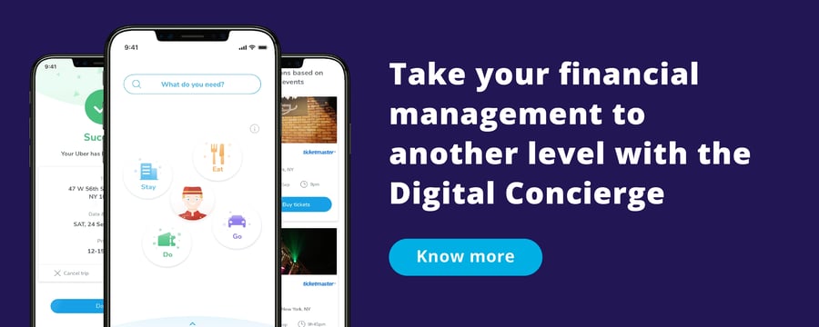 financial management with digital concierge